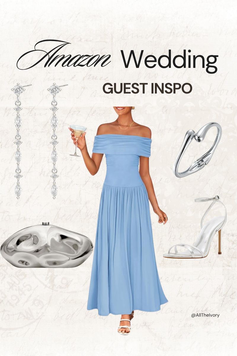 Blue Amazon Wedding Guest